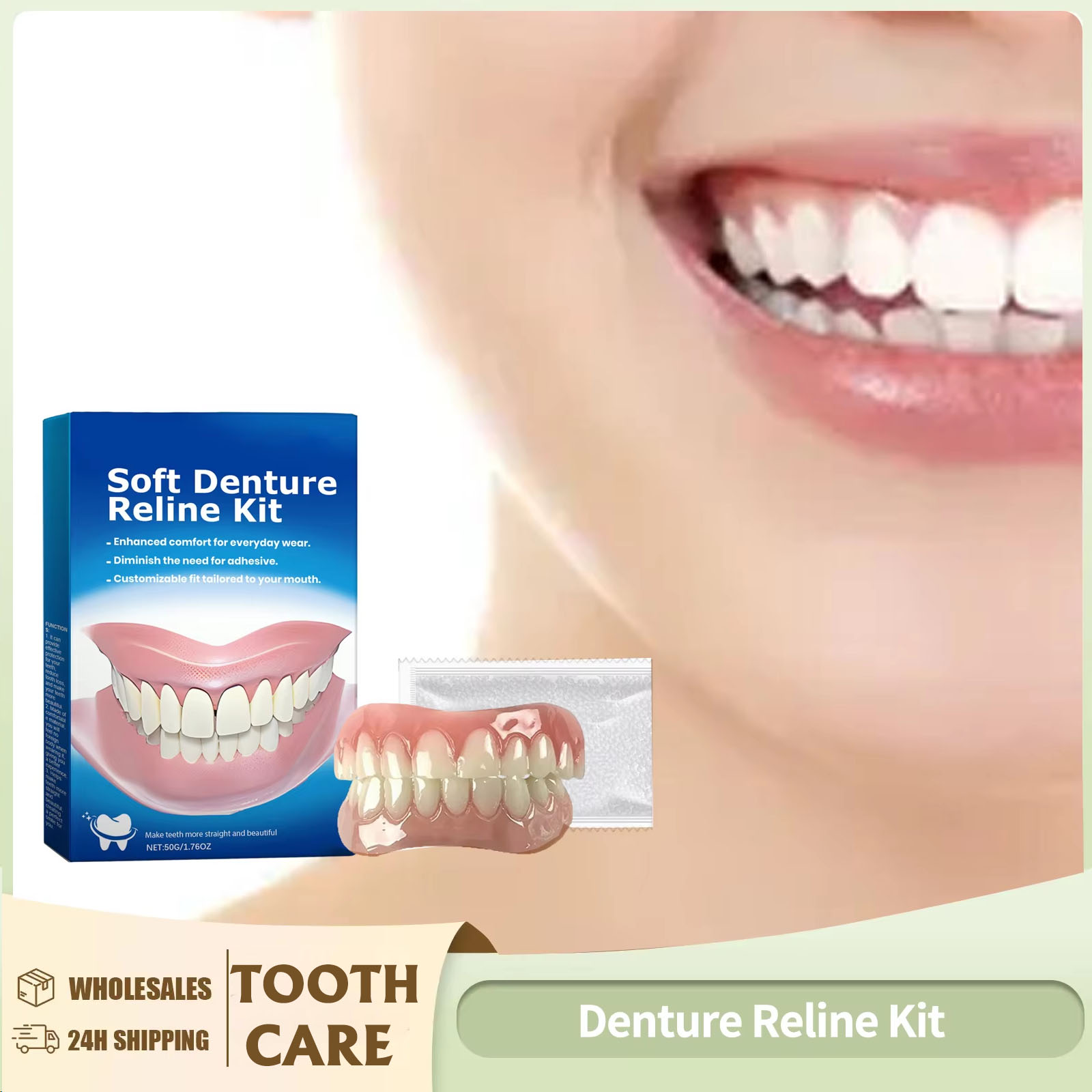 Zestaw do rekonstrukcji protez – Teeth Whitening Kit recenzja i cena