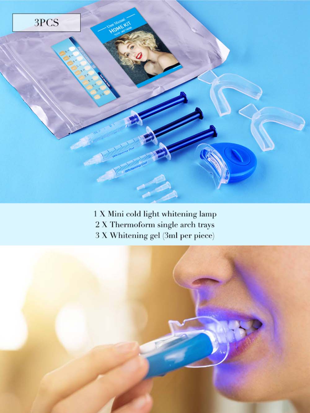 Najwyższej jakości zestaw żelo – Teeth Whitening Kit recenzja i cena